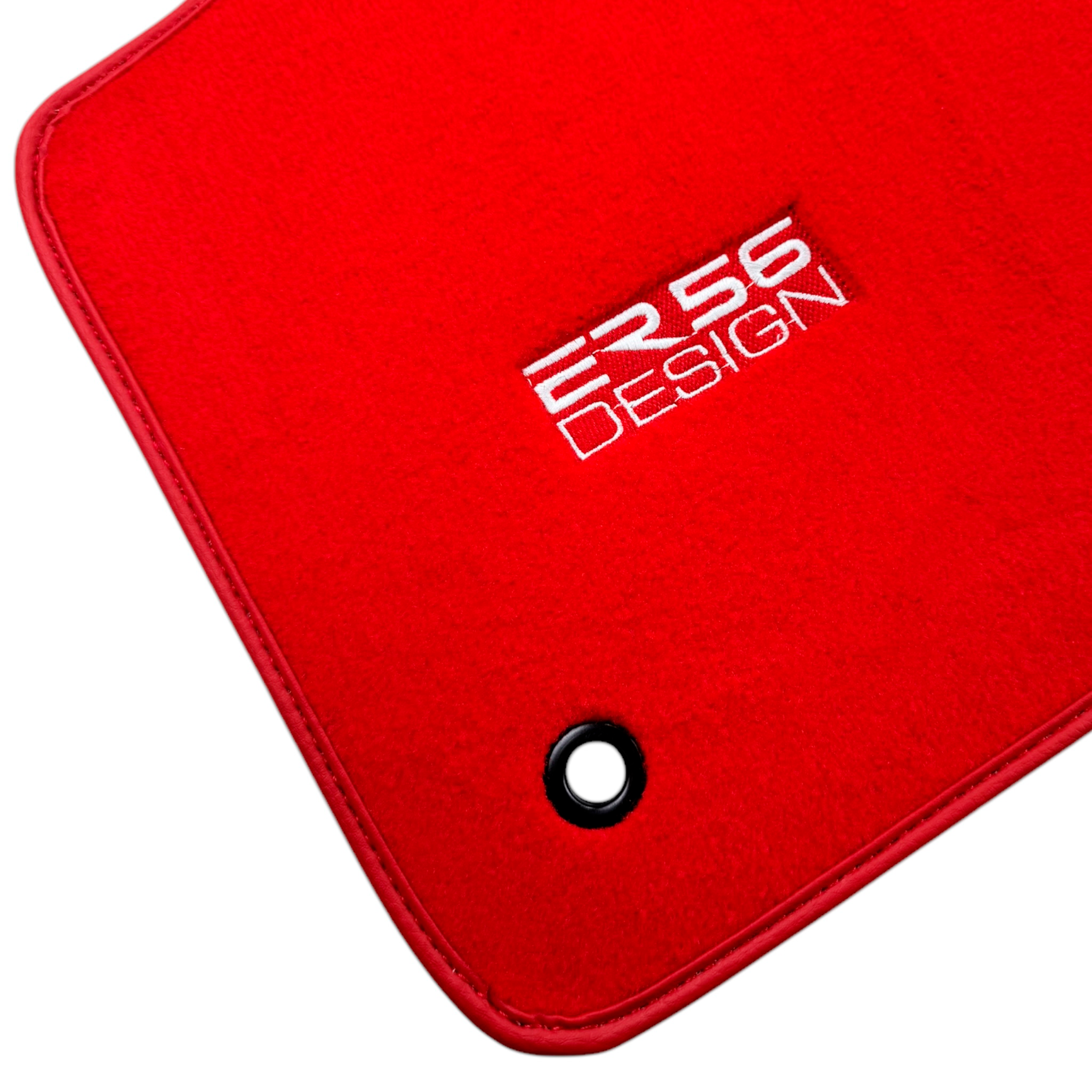 Red Floor Mats for Lincoln MKS (2008-2016) by ER56 Design