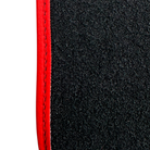 Red Floor Mats for Jeep Renegade (2018-2024) Co Drive without Fixing System by ER56 Design