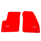 Red Floor Mats for Chevrolet Aveo T200 (2002-2011) by ER56 Design - AutoWin