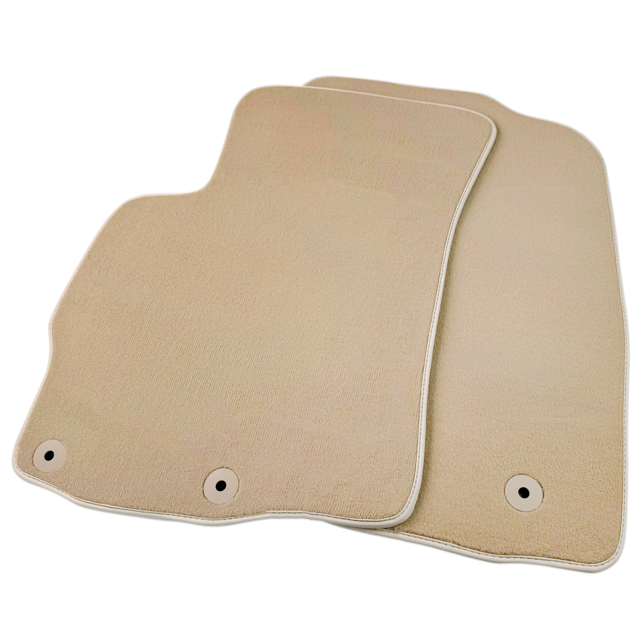 Beige Floor Mats for Mitsubishi Lancer (2007-2011) by AutoWin