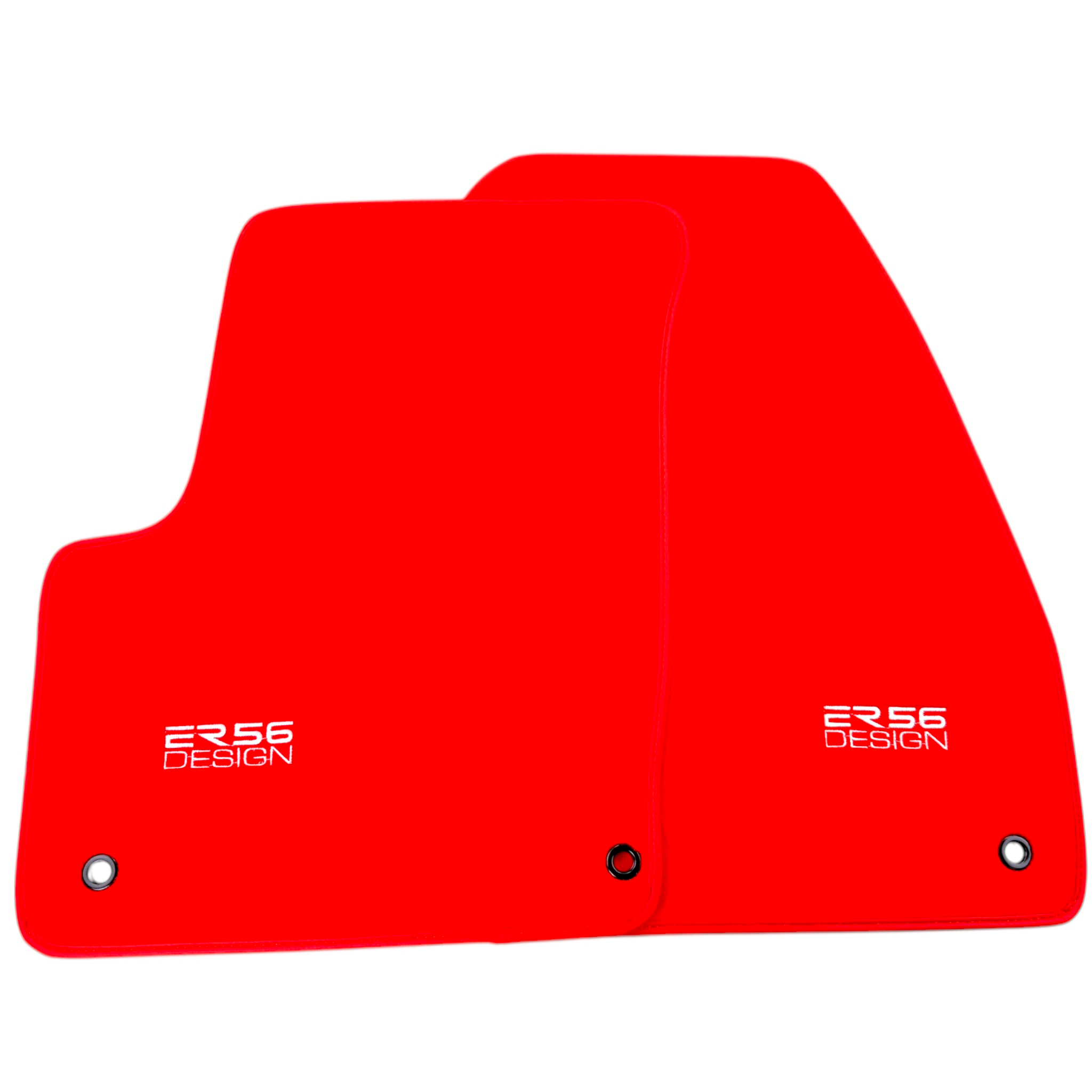 Red Floor Mats for Lincoln Zephyr (2006-2012) Sedan by ER56 Design