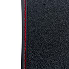 Red Floor Mats for Alfa Romeo Giulia Performante (1962-1978) with Leather