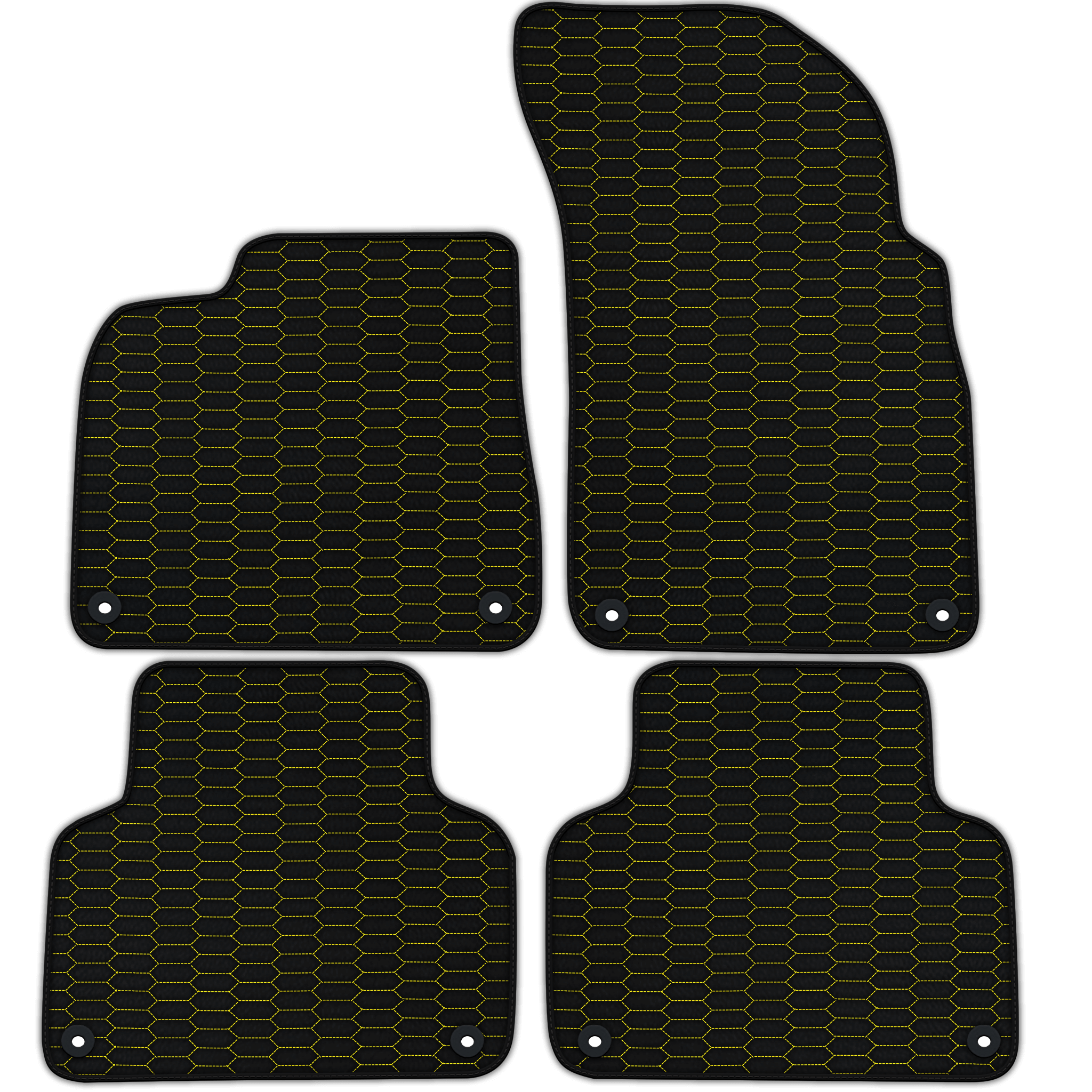 Leather Floor Mats for Audi Q7 4M (2015-2019) | Luxury & Durability