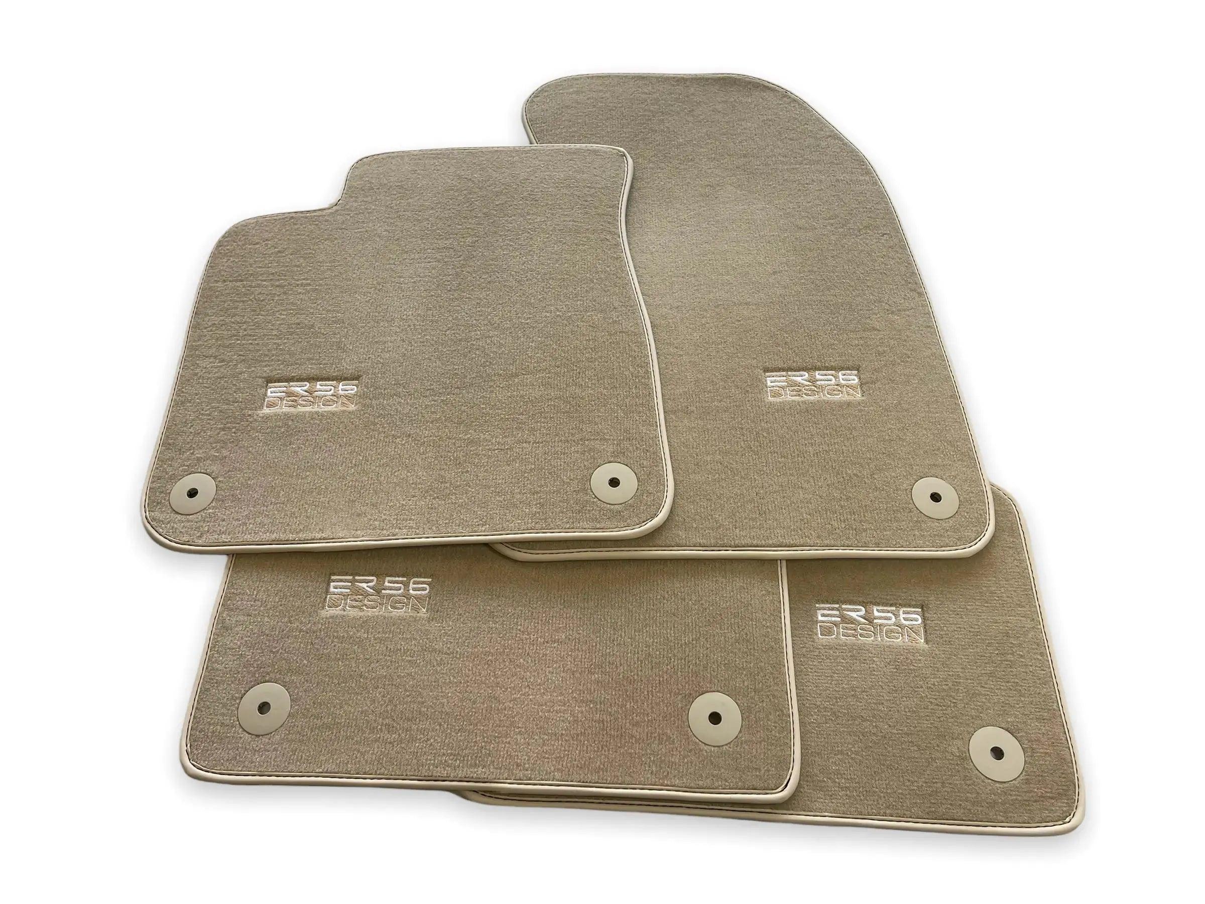 Beige Floor Mats for Audi A5 - F53 Coupe (2016-2020) | ER56 Design - AutoWin