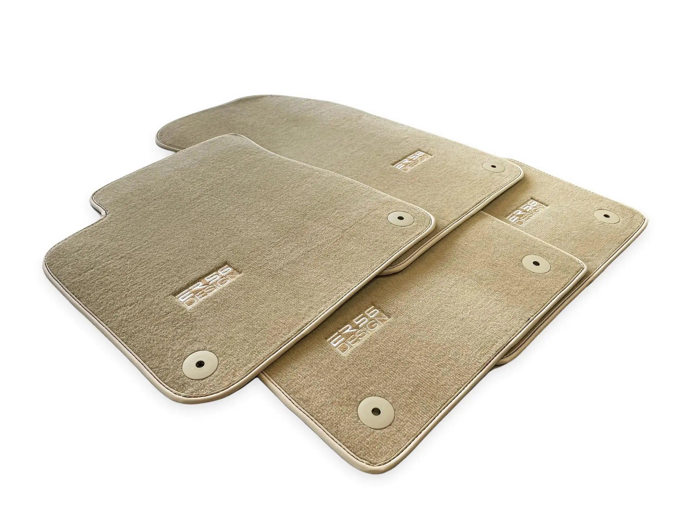 Beige Floor Mats for Audi A8 D3 (2002-2010) | ER56 Design - AutoWin