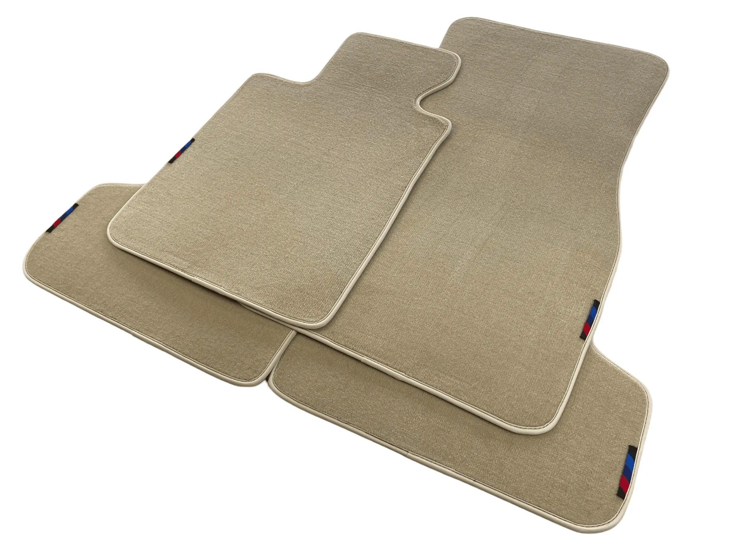 Beige Mats For BMW 4 Series G22 Coupe With M Package - AutoWin