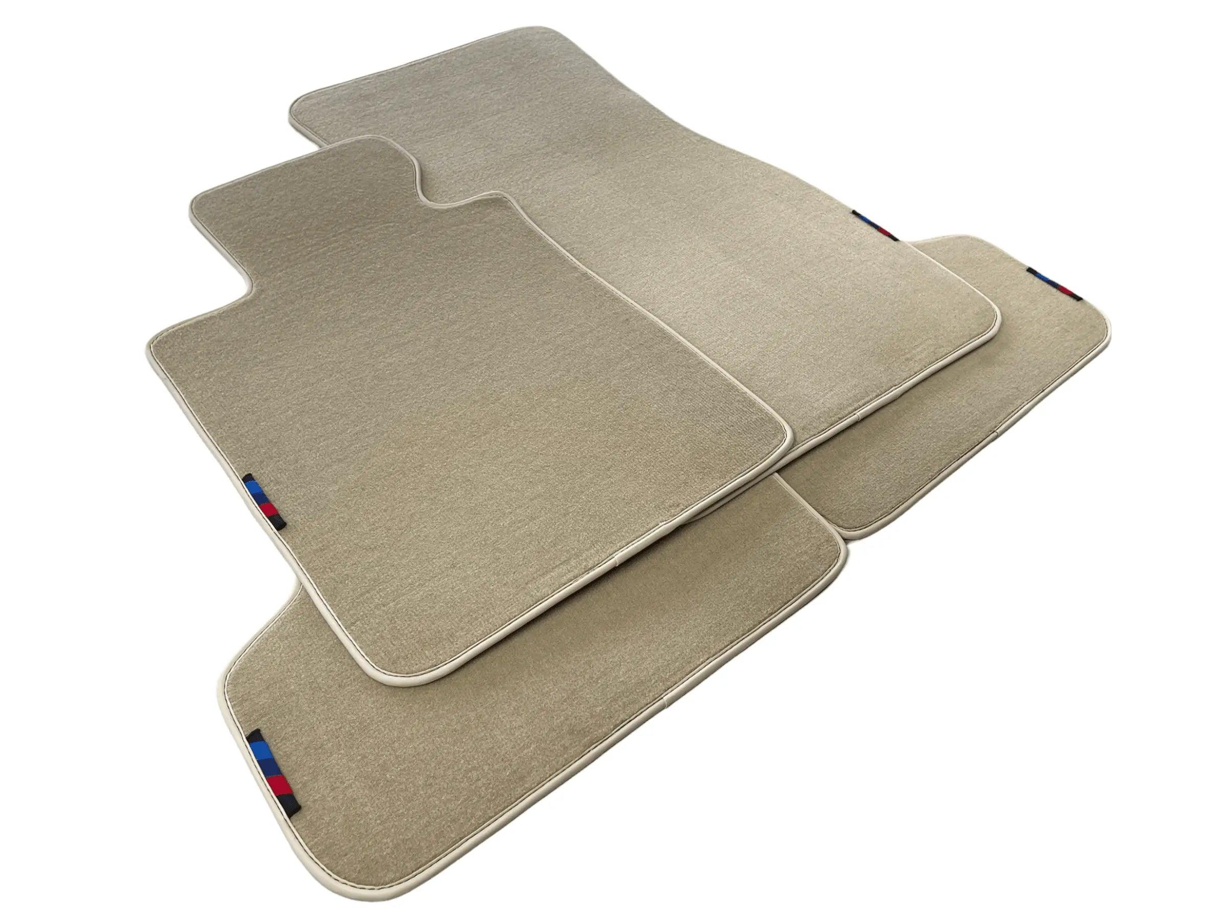 Beige Mats For BMW 4 Series G22 Coupe With M Package - AutoWin