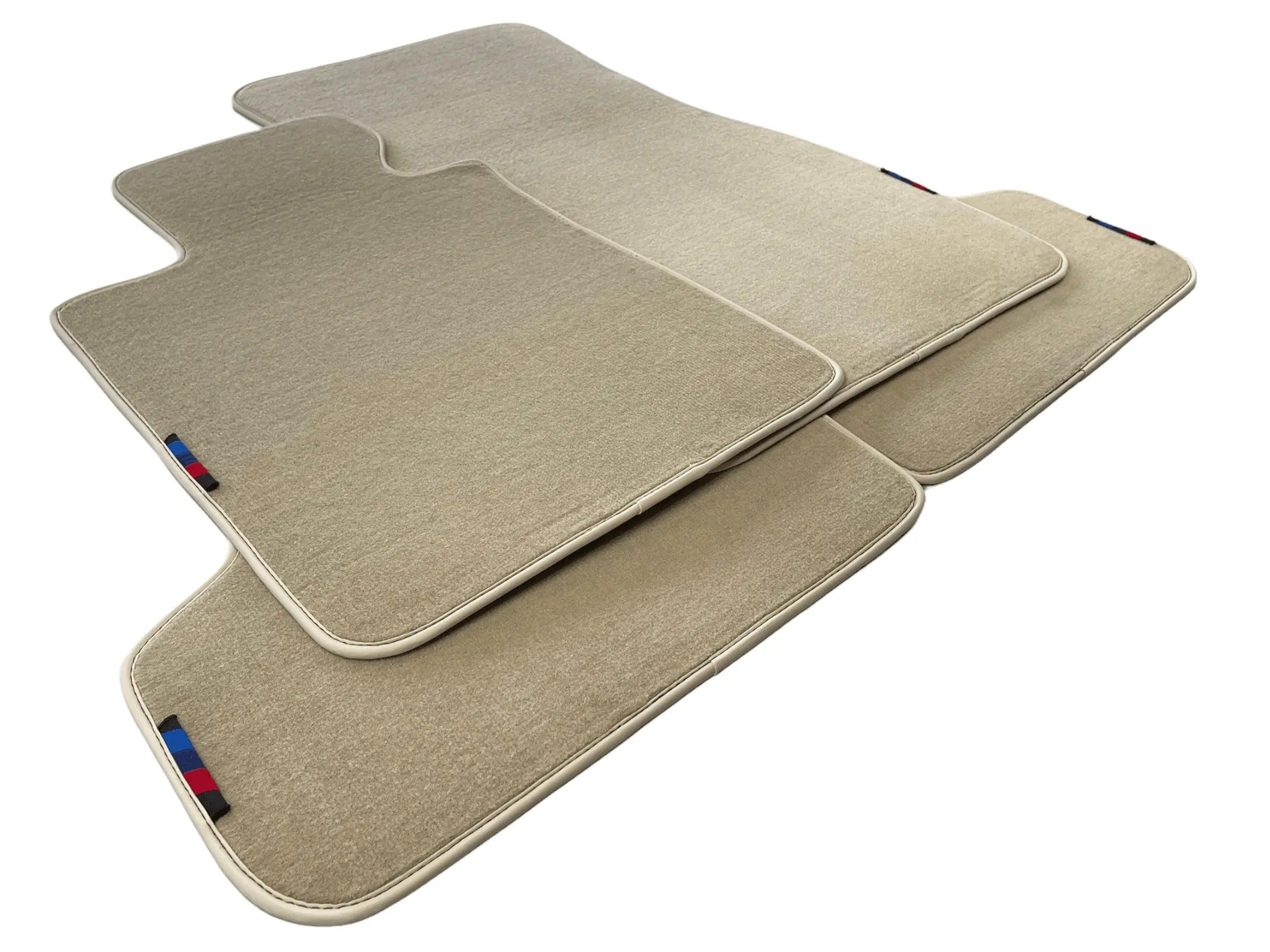 Beige Mats For BMW 4 Series G23 Convertible With M Package - AutoWin