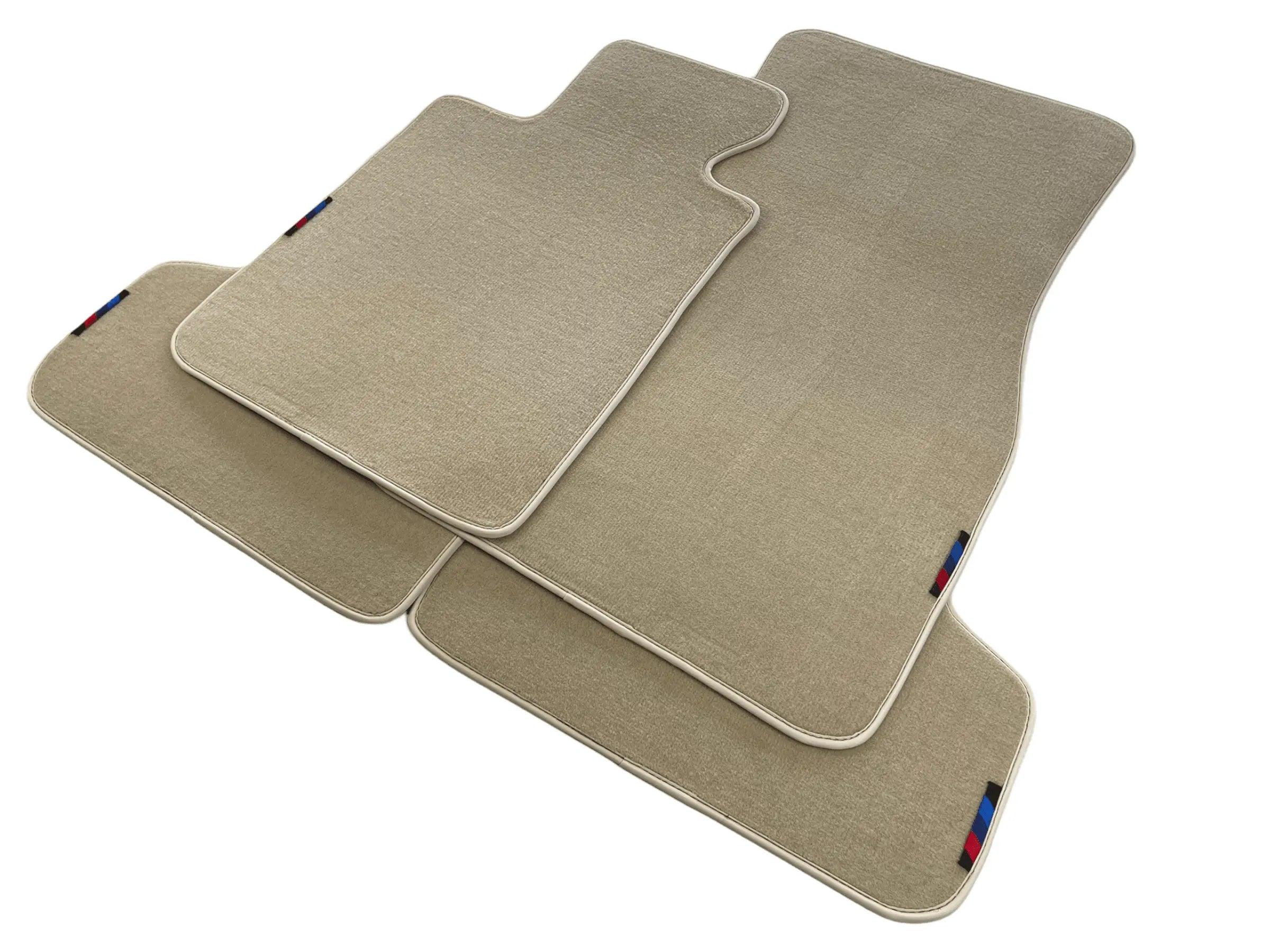 Beige Mats For BMW 4 Series G26 Gran Coupe With M Package - AutoWin