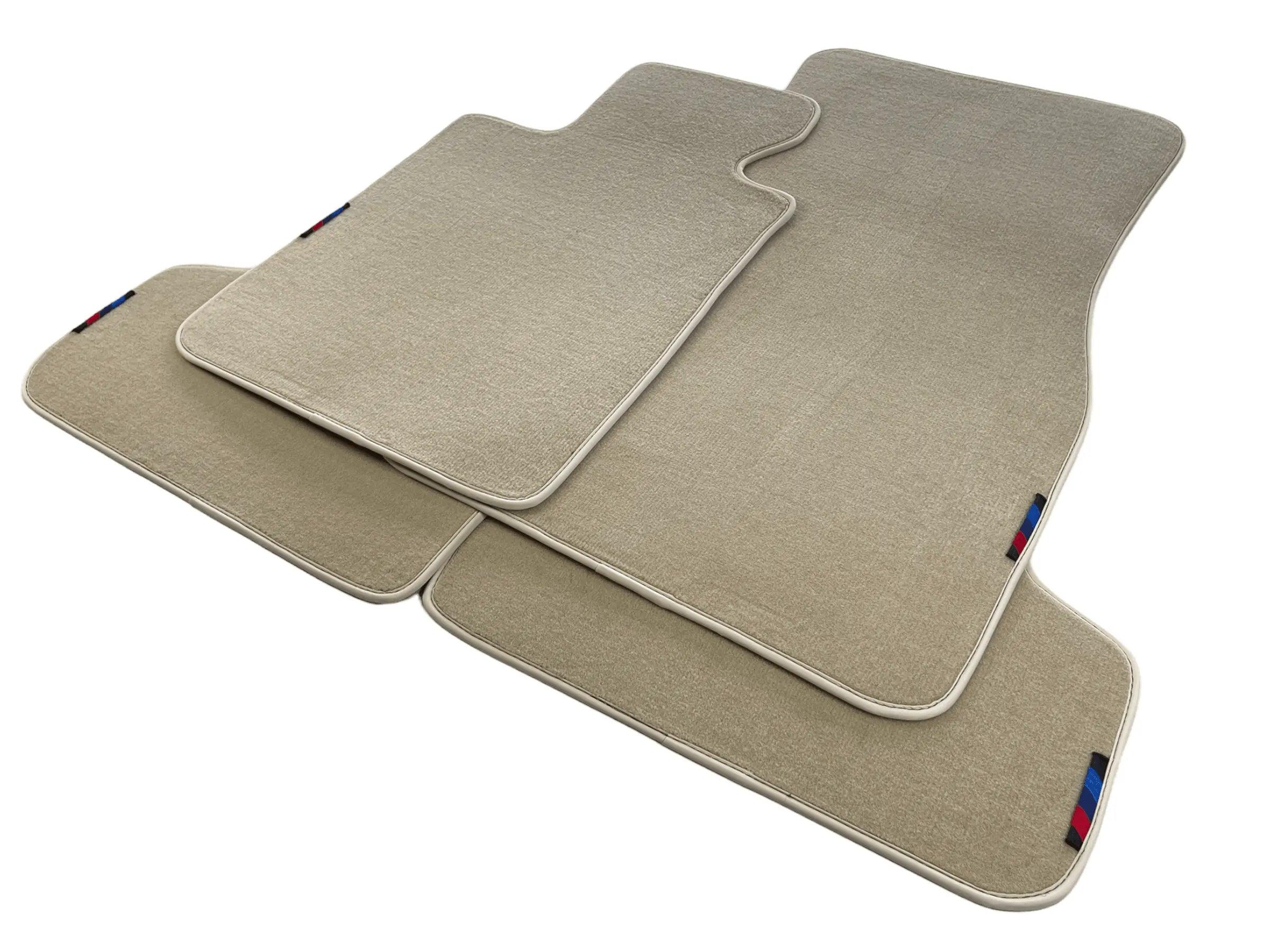 Beige Mats For BMW 4 Series G26 Gran Coupe With M Package - AutoWin