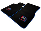 Black Floor Mats For BMW 4 Series G22 Coupe ER56 Design Limited Edition Blue Trim - AutoWin