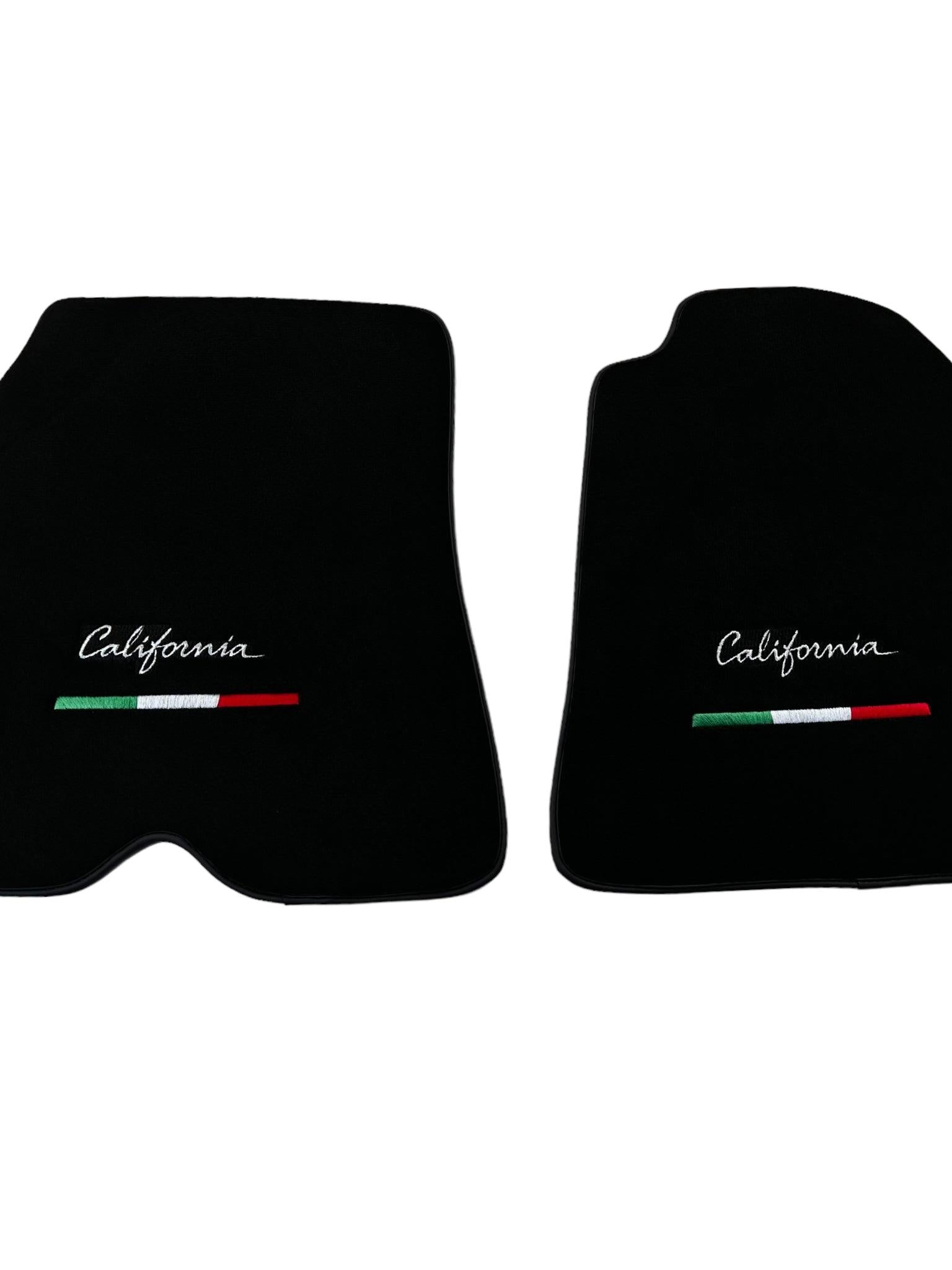 Black Floor Mats for Ferrari California (2008-2014) | Right Hand Drive