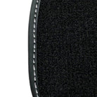 Black Floor Mats For Ford Mustang V FL (2011-2014) With Pony