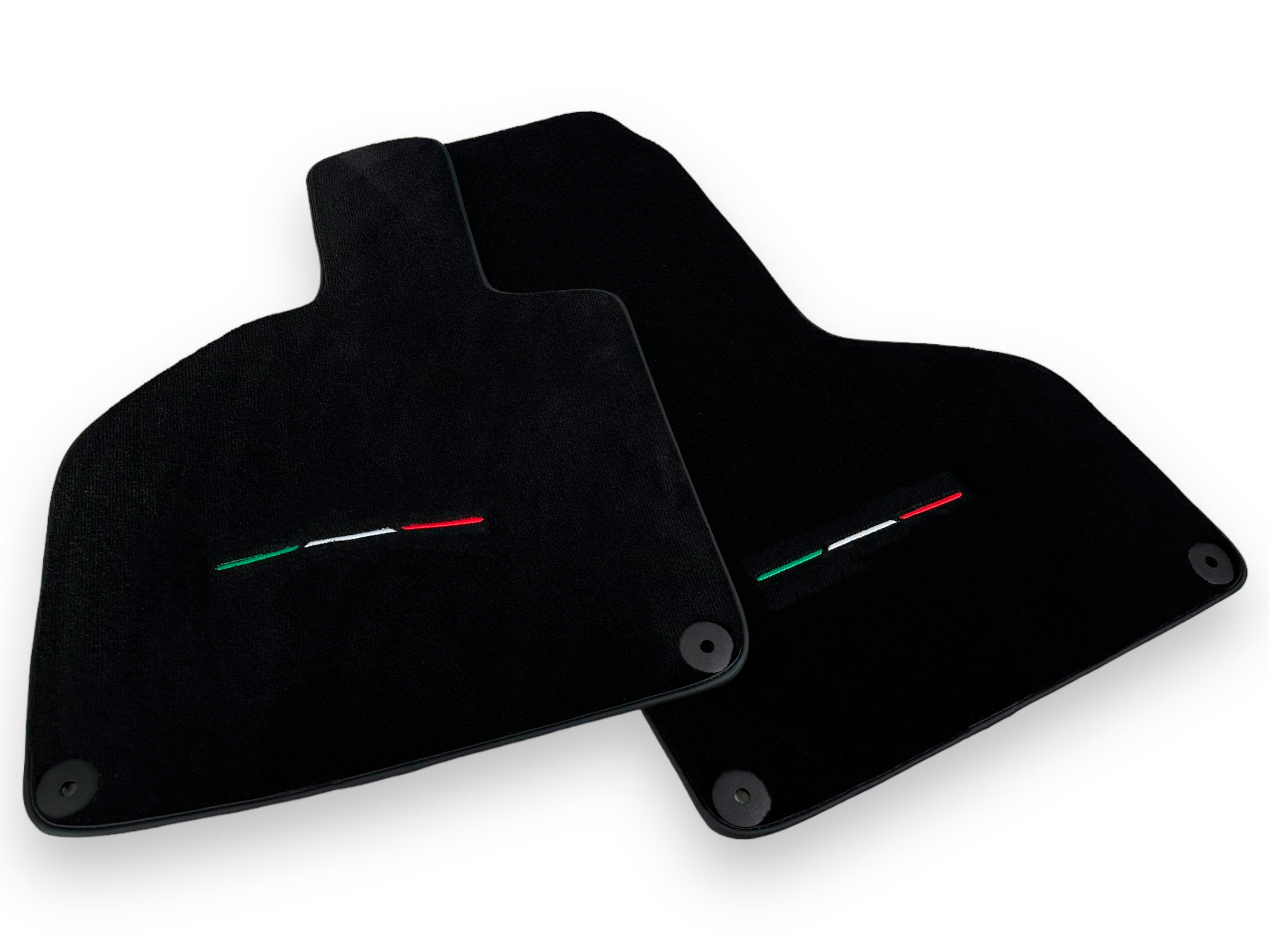 Customizable Black Floor Mats for Lamborghini Huracan EVO (2014-2023)