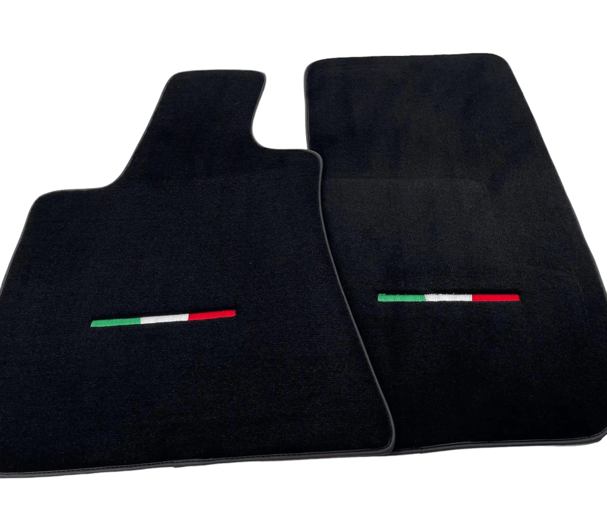 Black Floor Mats For Maserati Ghibli 2013-2022 Italy Edition - AutoWin