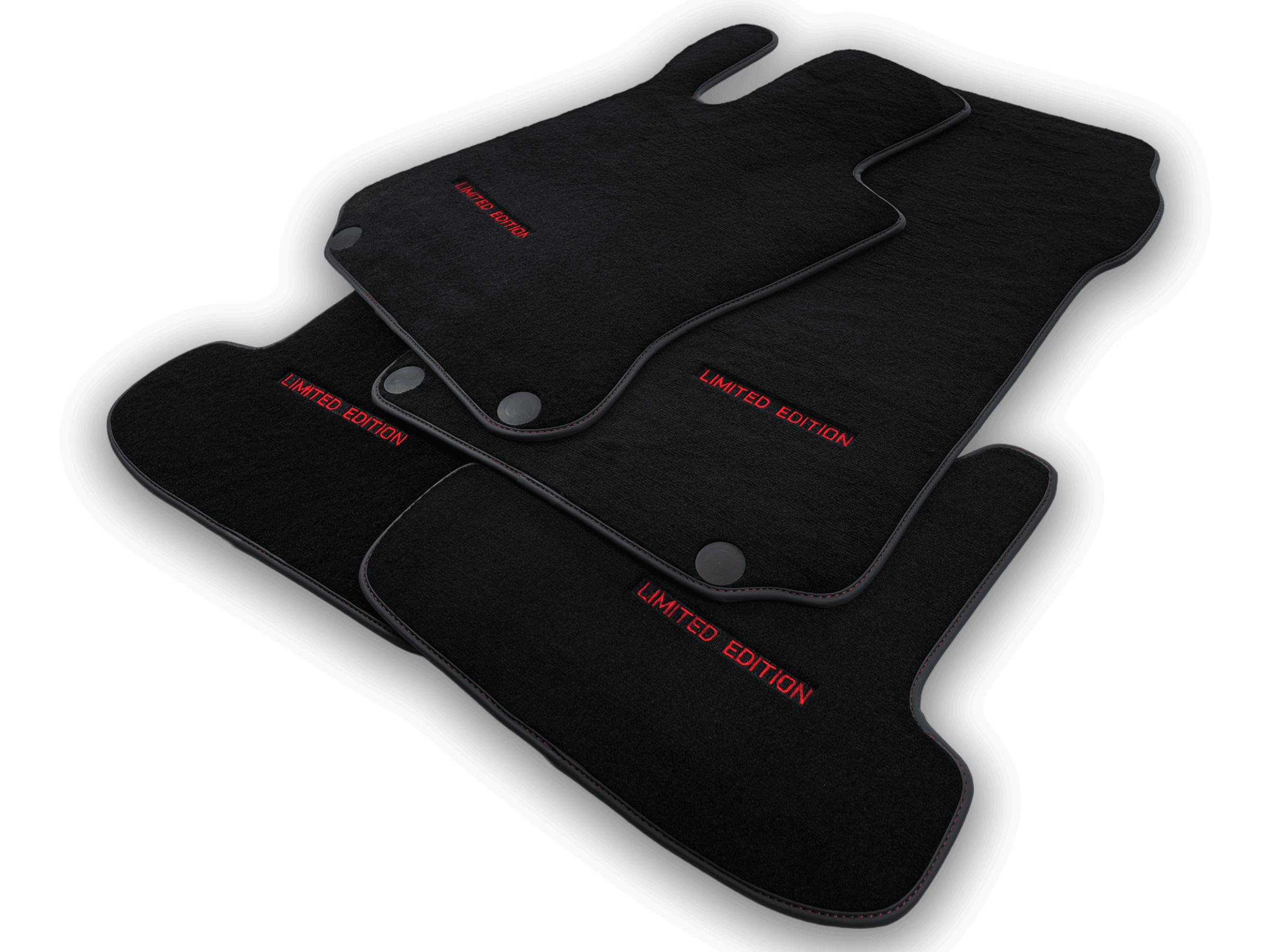 Black Floor Mats For Mercedes Benz A-Class W177 Hybrid (2019-2023) | Limited Edition