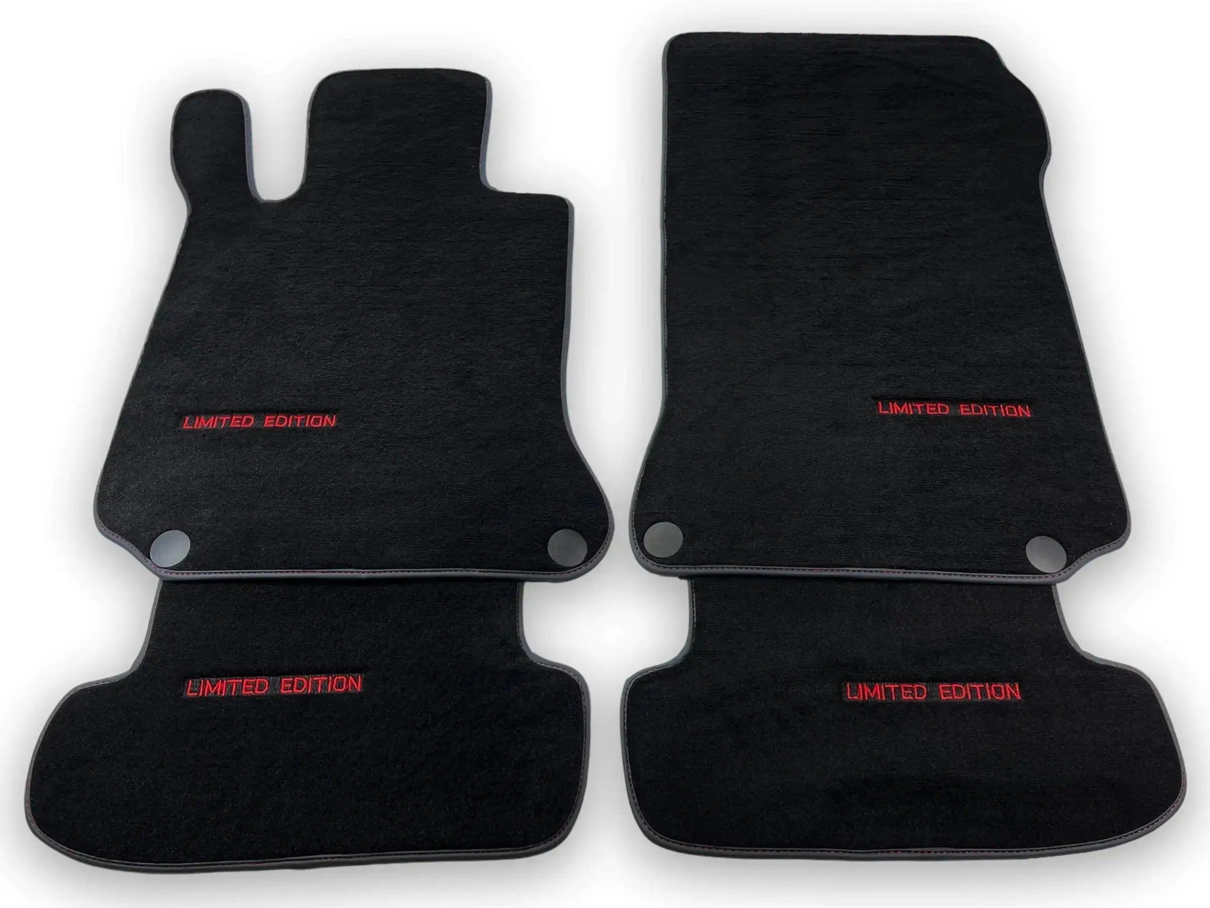 Black Floor Mats For Mercedes Benz E-Class S211 Estate (2003-2009) | Limited Edition - AutoWin