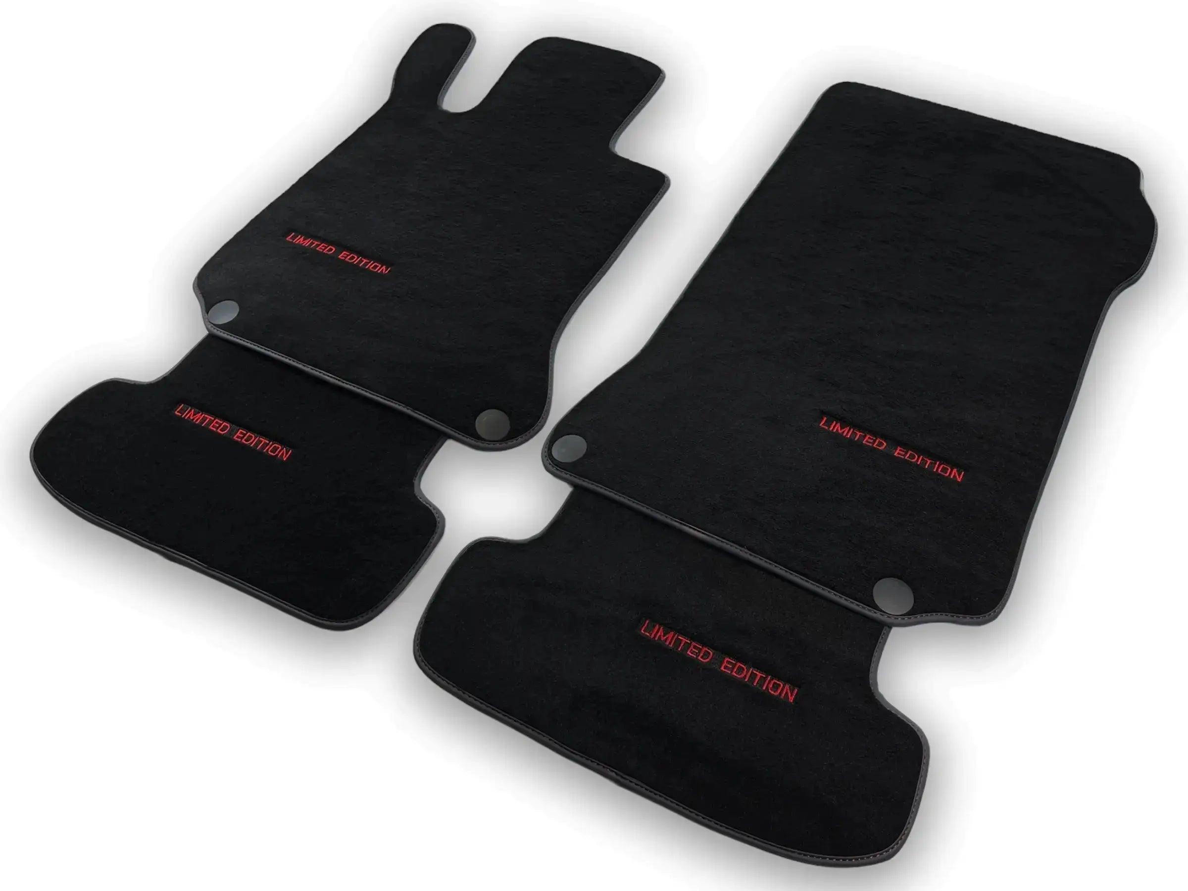 Black Floor Mats For Mercedes Benz E-Class S211 Estate (2003-2009) | Limited Edition - AutoWin