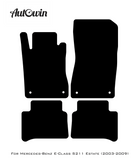 Black Floor Mats For Mercedes Benz E-Class S211 Estate (2003-2009) | Limited Edition