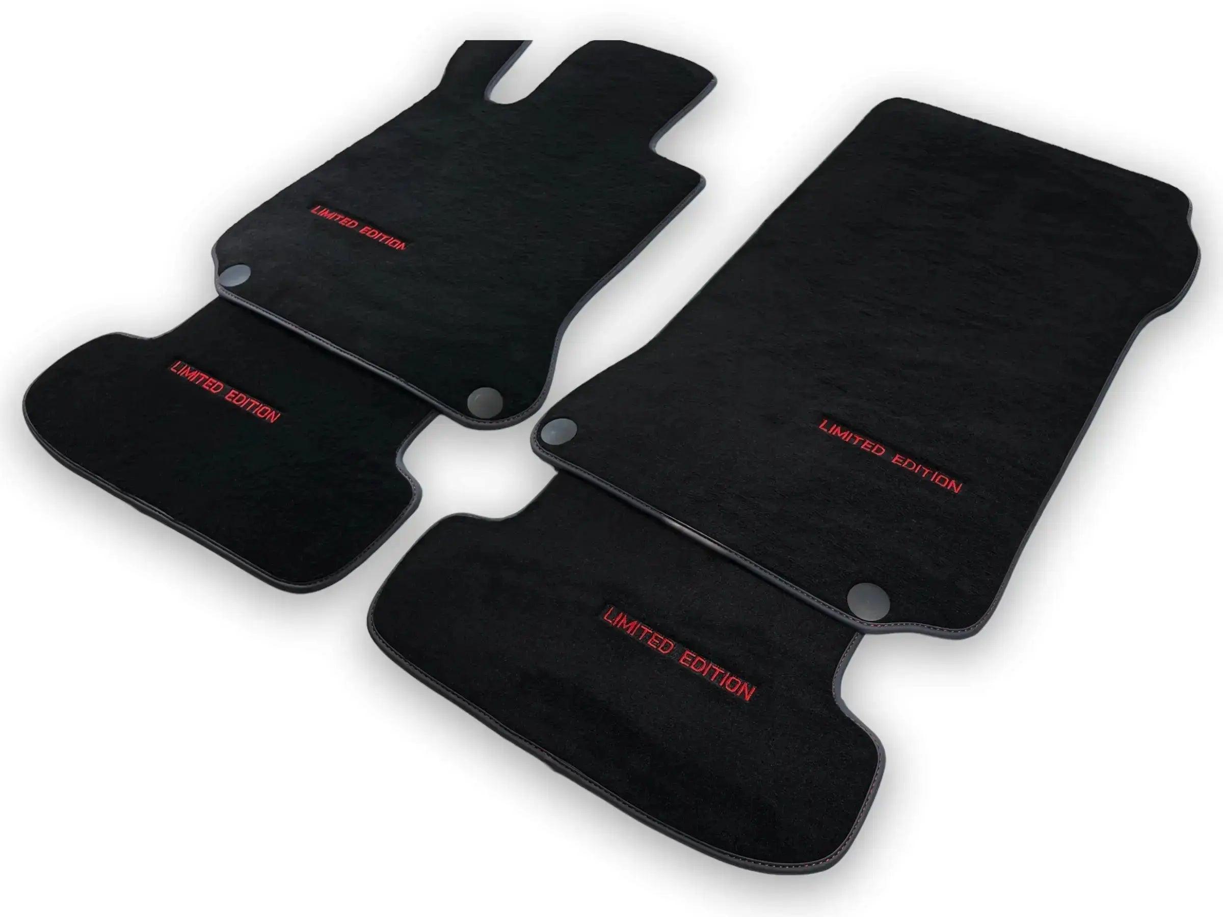 Black Floor Mats For Mercedes Benz E-Class S211 Estate (2003-2009) | Limited Edition - AutoWin