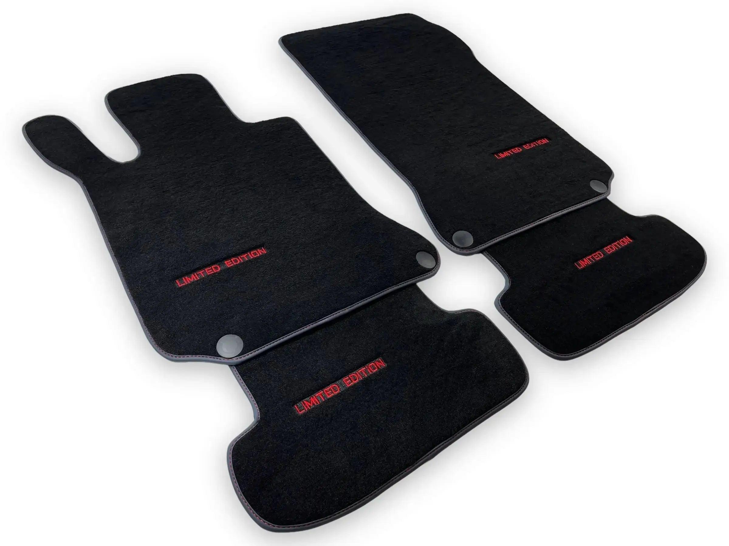 Black Floor Mats For Mercedes Benz E-Class S211 Estate (2003-2009) | Limited Edition - AutoWin