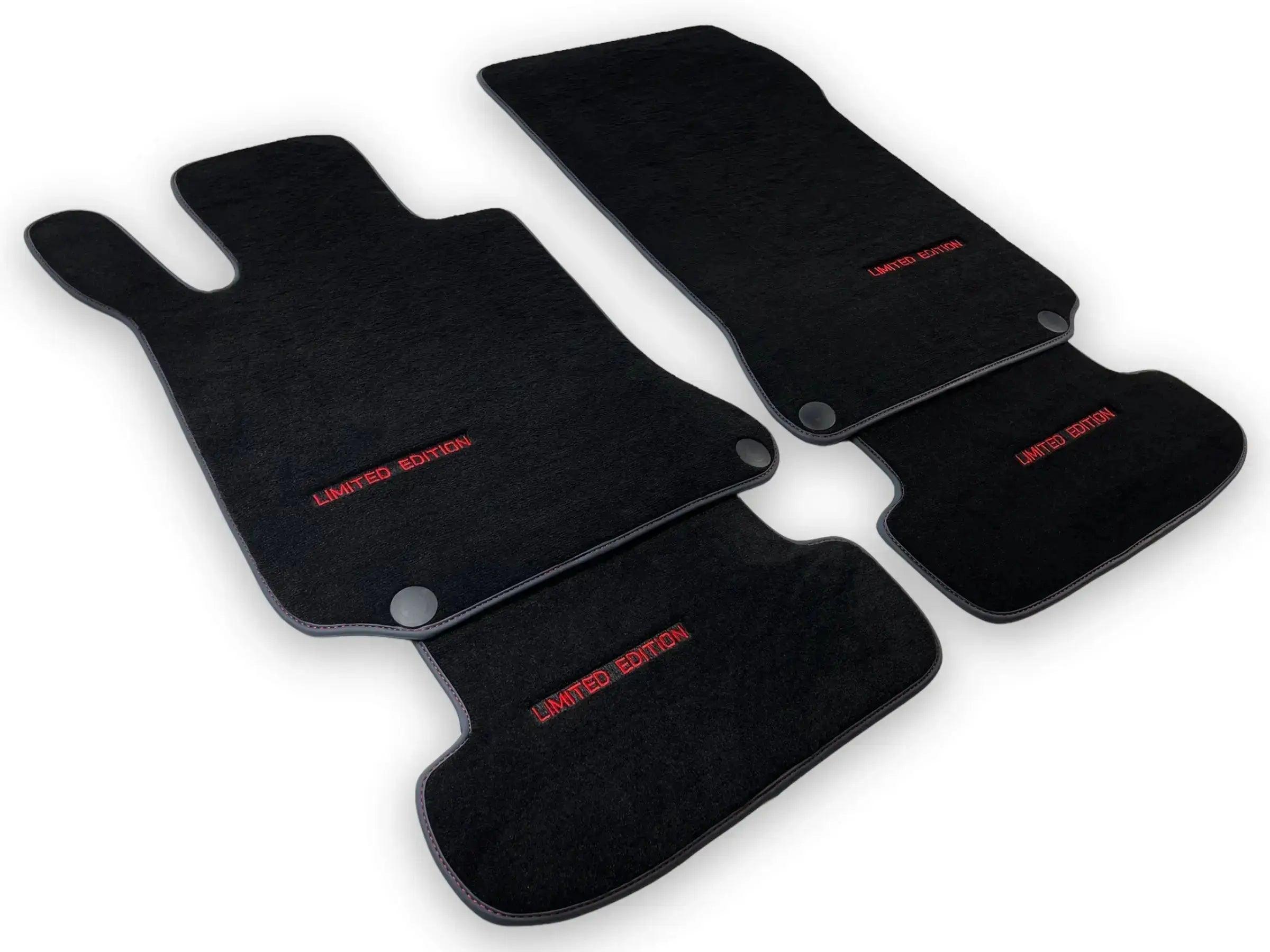 Black Floor Mats For Mercedes Benz E-Class S211 Estate (2003-2009) | Limited Edition - AutoWin