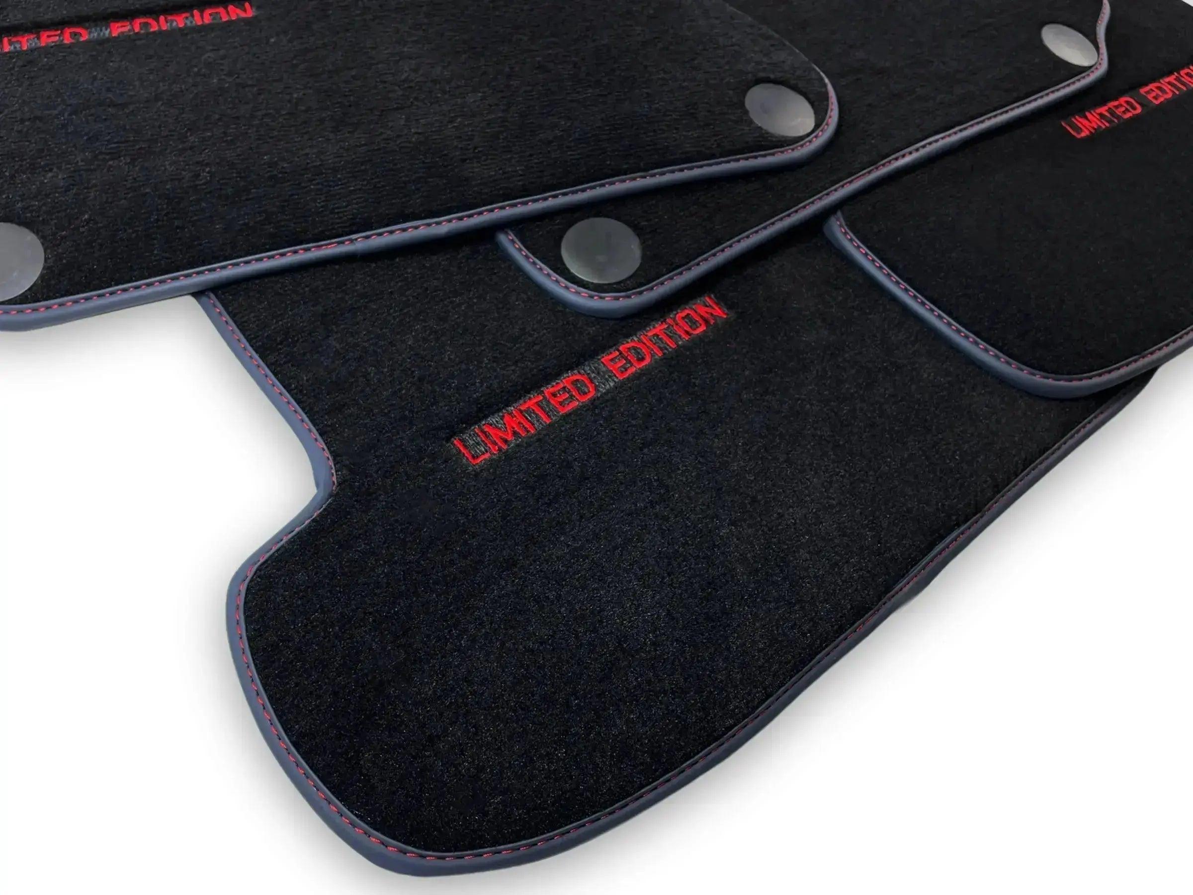 Black Floor Mats For Mercedes Benz GL-Class 500 4Matic (2012-2015) | Limited Edition