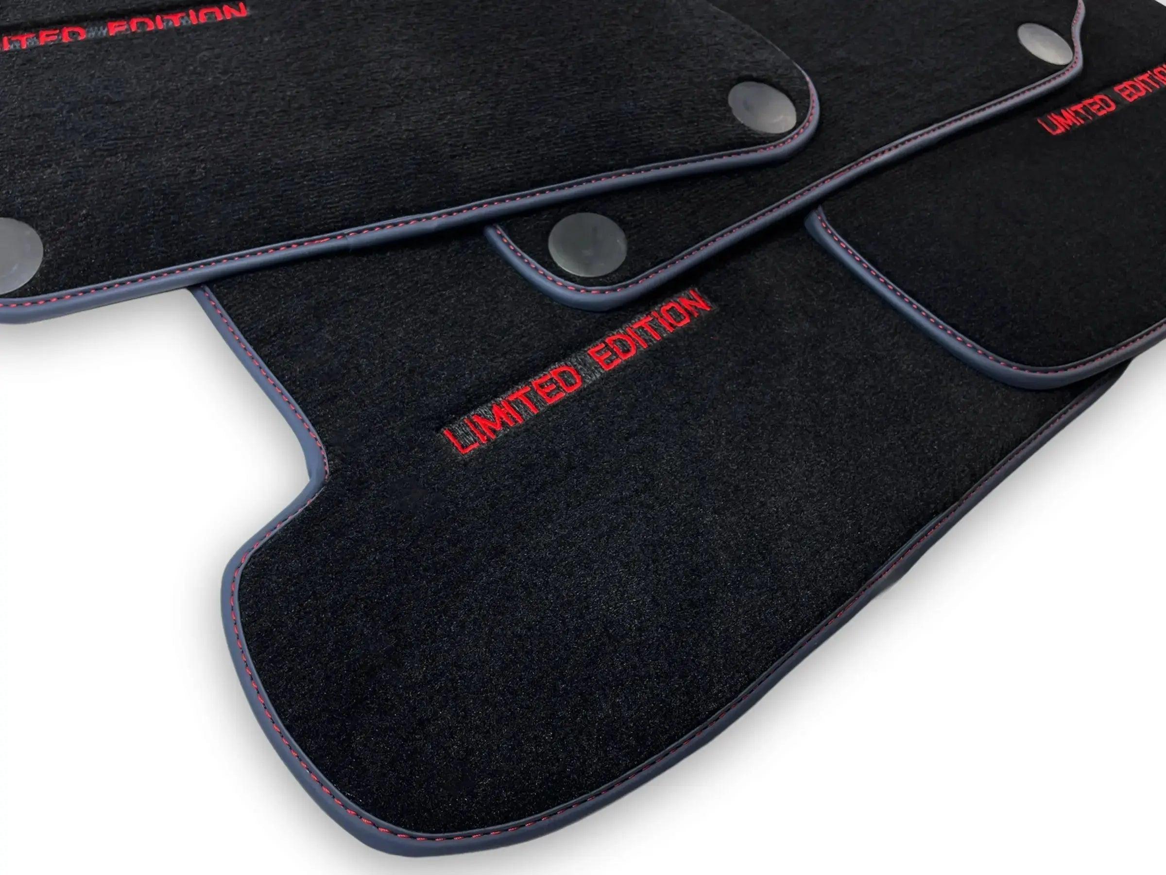 Black Floor Mats For Mercedes Benz E-Class A207 Convertible (2010-2013) | Limited Edition