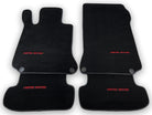 Black Floor Mats For Mercedes Benz E-Class A207 Convertible (2010-2013) | Limited Edition