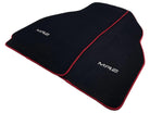 Black Floor Mats For Toyota MR2 2002-2007 With Red Trim - AutoWin