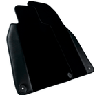 Black Floor Mats for Porsche 911 - 964 (1989-1994) with Carbon - AutoWin