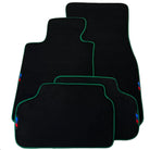 Black Mats For BMW 4 Series G26 Gran Coupe | Green Trim - AutoWin