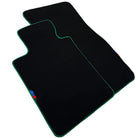 Black Mats For BMW 4 Series G26 Gran Coupe | Green Trim - AutoWin