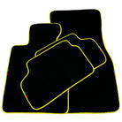 Black Mats For BMW M6 F13 Coupe | Yellow Trim - AutoWin