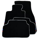 Black Mats For BMW X5M E70 SUV | White Trim - AutoWin