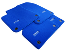 Blue Floor Mats for Audi A6 - C6 Sedan Long (2004-2008) | ER56 Design