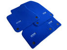 Blue Floor Mats for Audi A6 - C6 Sedan Long (2004-2008) | ER56 Design