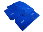 Blue Floor Mats for Audi A6 - C6 Sedan Long (2004-2008) | ER56 Design