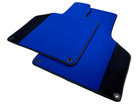 Customizable Blue Floor Mats for Lamborghini Gallardo With Alcantara Leather