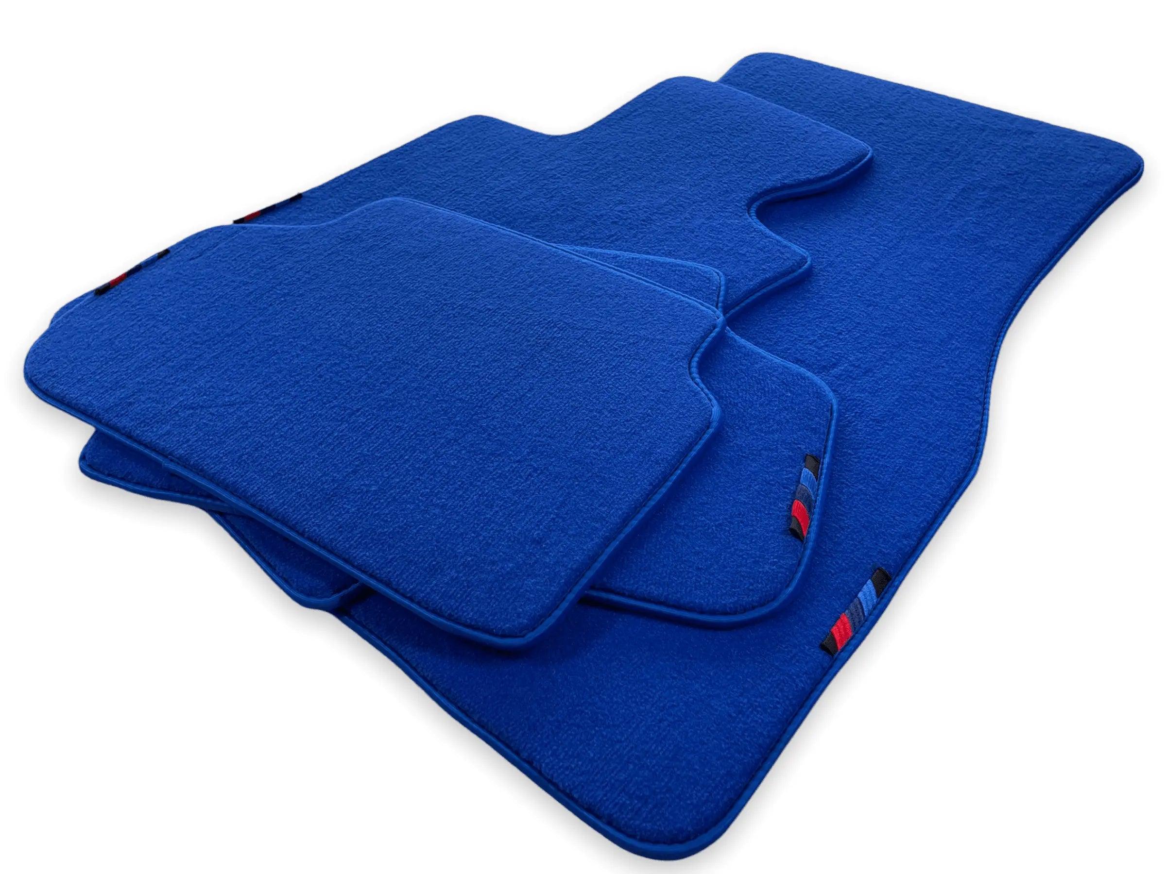 Blue Mats For BMW 5 Series E28 Sedan With M Package - AutoWin