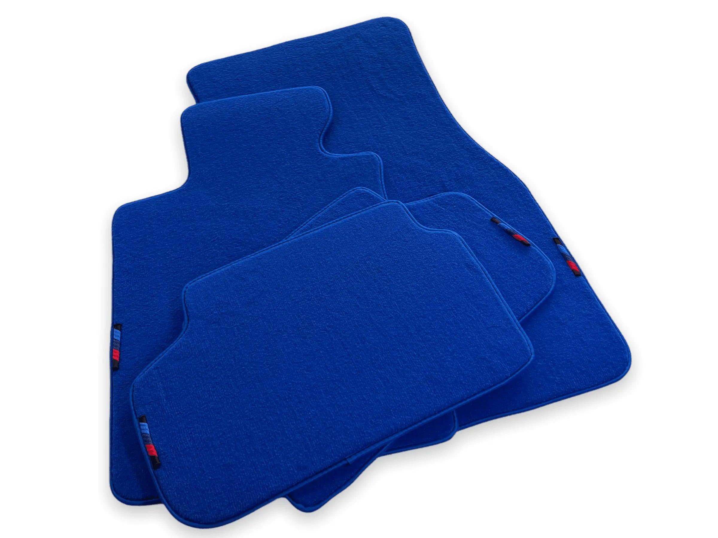 Blue Mats For BMW 5 Series E28 Sedan With M Package - AutoWin