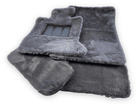 Dark Gray Sheepskin Floor Mats For Rolls Royce Cullinan Rr31 2018-2023 Er56 Design Brand - AutoWin