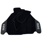 Black Floor Mats for Ferrari F430 (2004-2009) with Leather