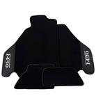 Black Floor Mats for Ferrari F430 (2004-2009) with Leather