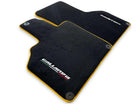 Floor Mats for Lamborghini Gallardo With Yellow Trim - AutoWin