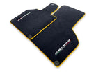 Floor Mats for Lamborghini Gallardo With Yellow Trim - AutoWin