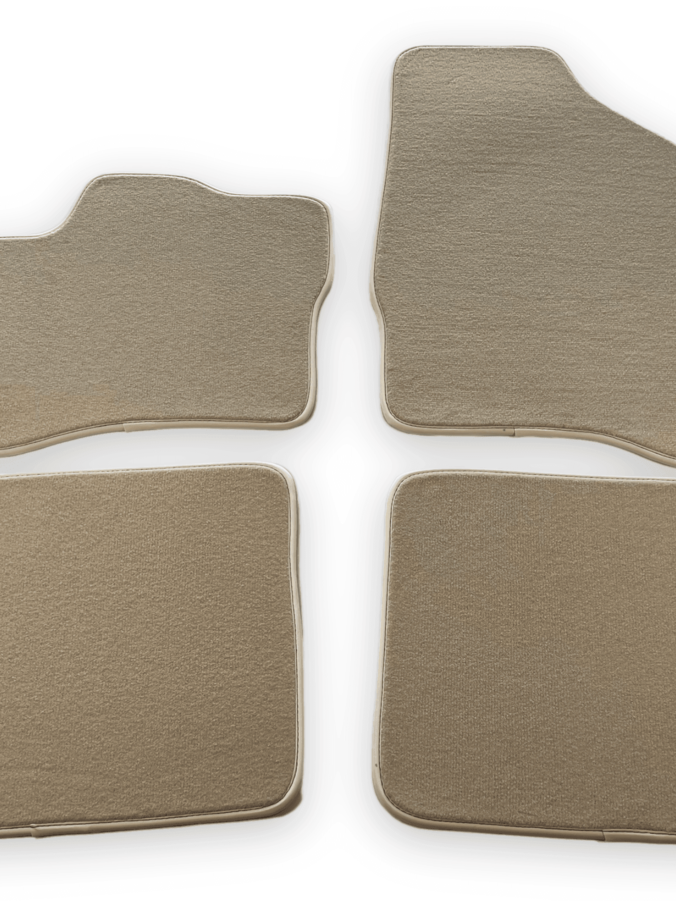 Floor Mats For Lincoln MKS 2009-2016 Beige Tailored Carpets - AutoWin