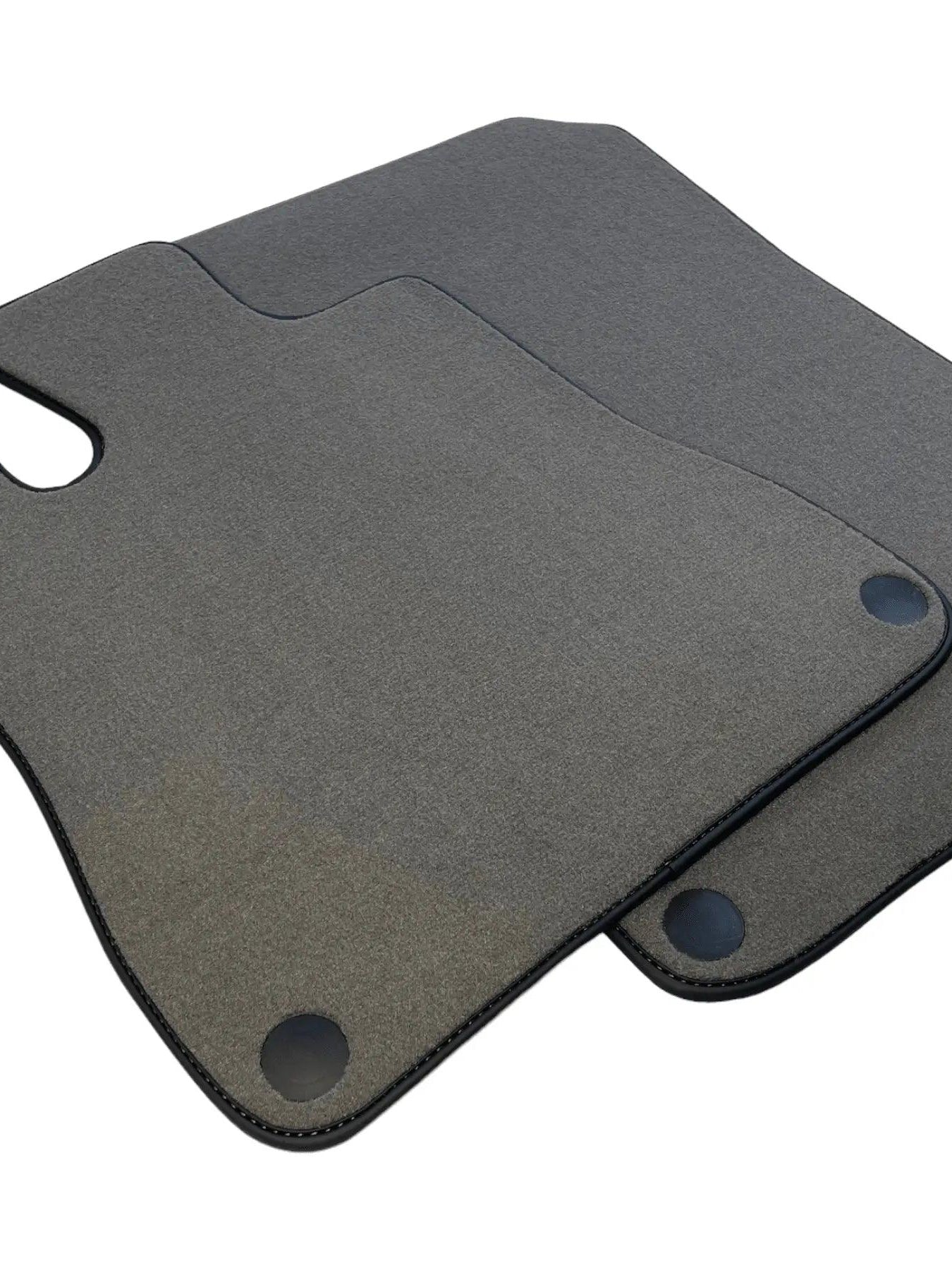 Gray Floor Mats For Mercedes-Benz SLC R172 (2016-2023) Black Trim - AutoWin