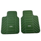 Green Leather Floor Mats For Rolls Royce Black Badge Phantom 20032016