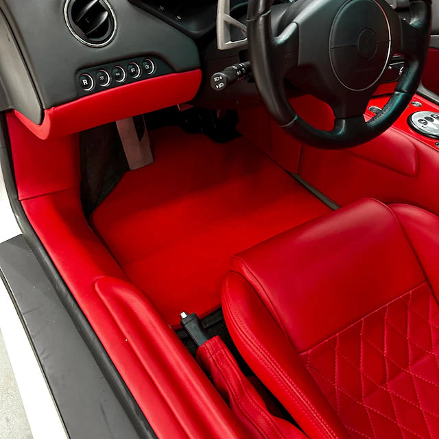 Lamborghini Murcielago 2001-2010 Red Floor Mats